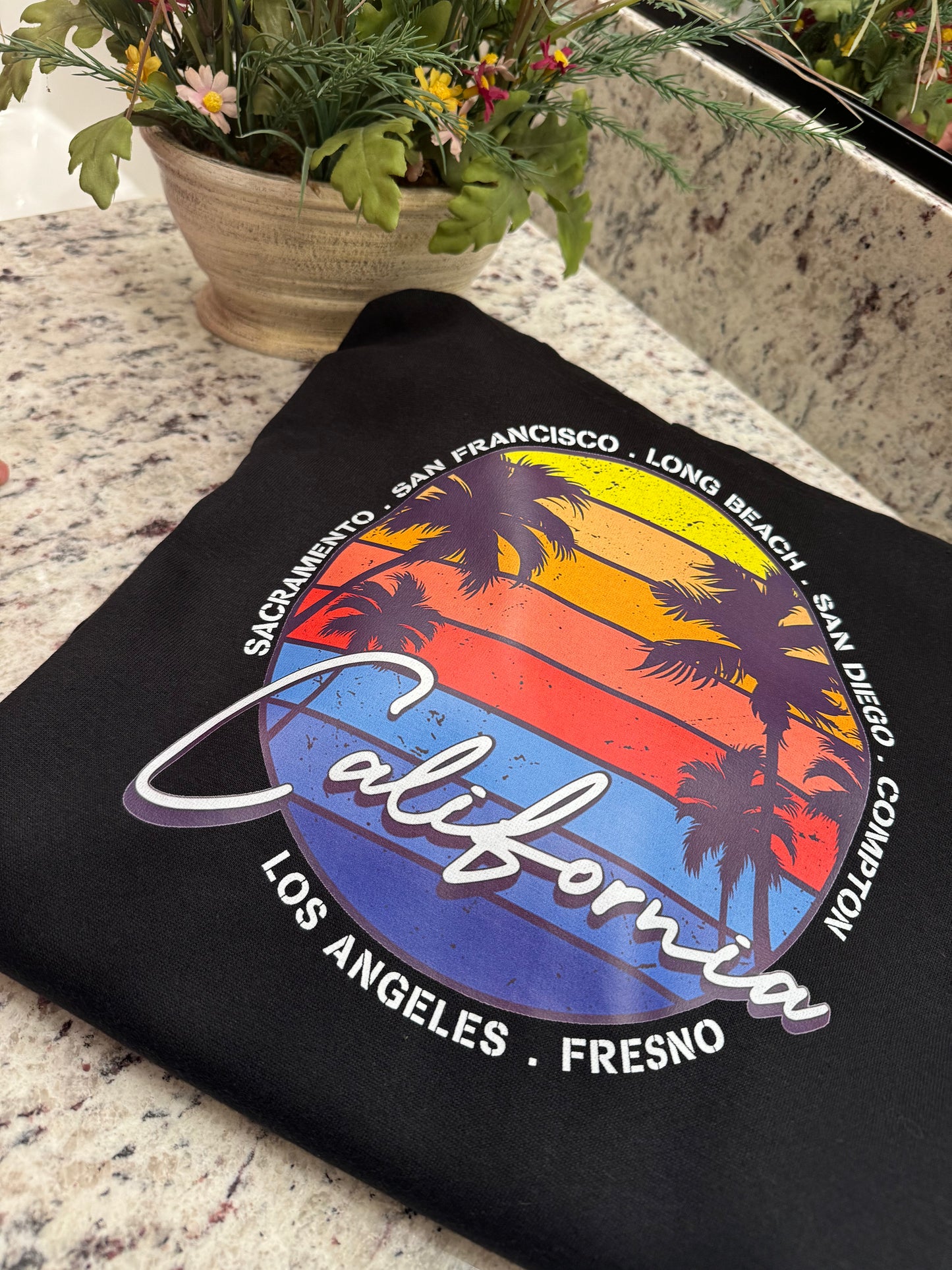 California Printed Pullover comfort