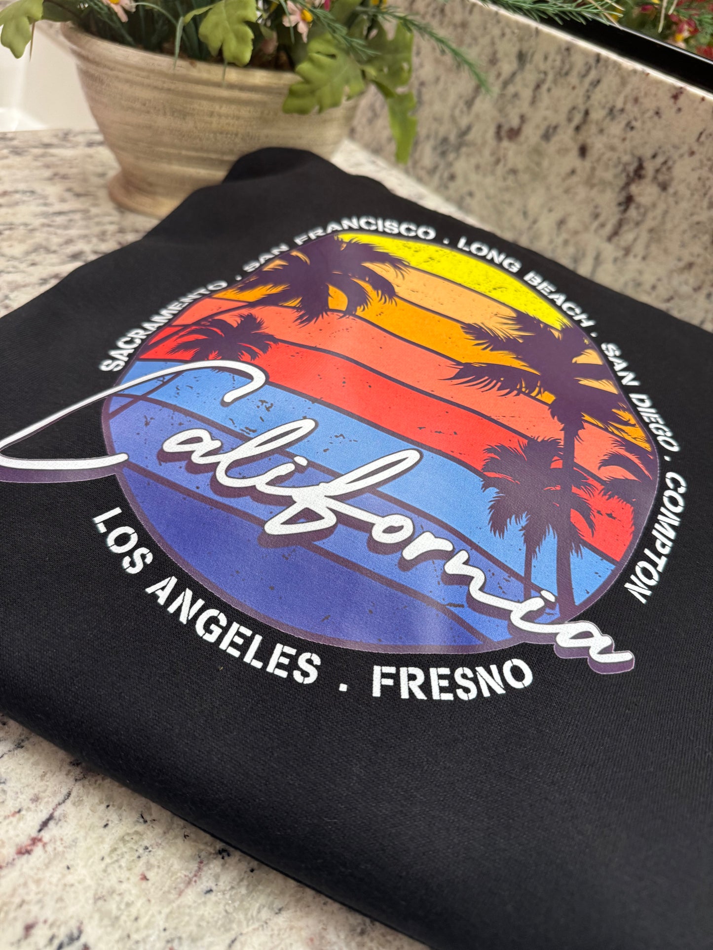 California Printed Pullover comfort