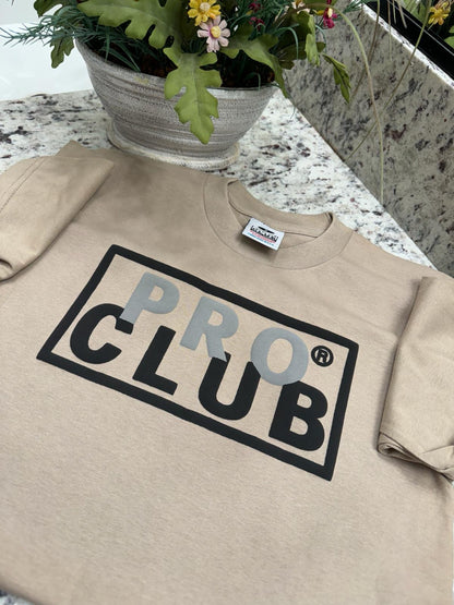 pro club puff print heavyweight mens t shirt