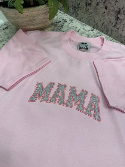 Mama embroidery pro club t-shirt