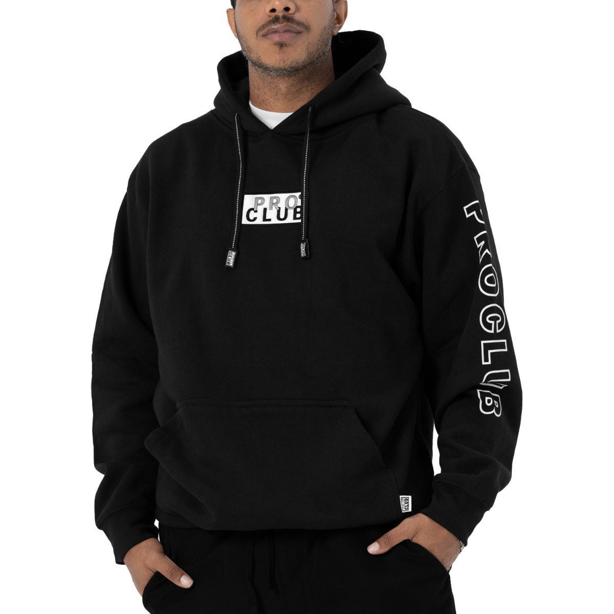 Pro Club Box Logo Pullover Heavyweight Hoodie