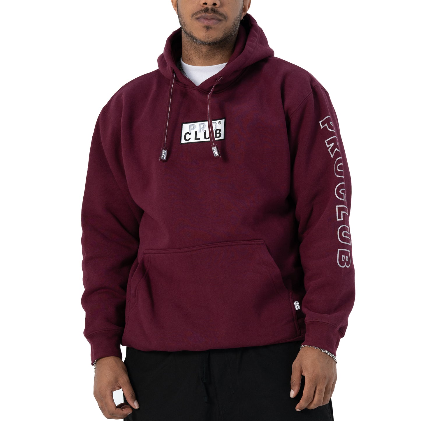 Pro Club Embroidered Logo Pullover Heavyweight Hoodie