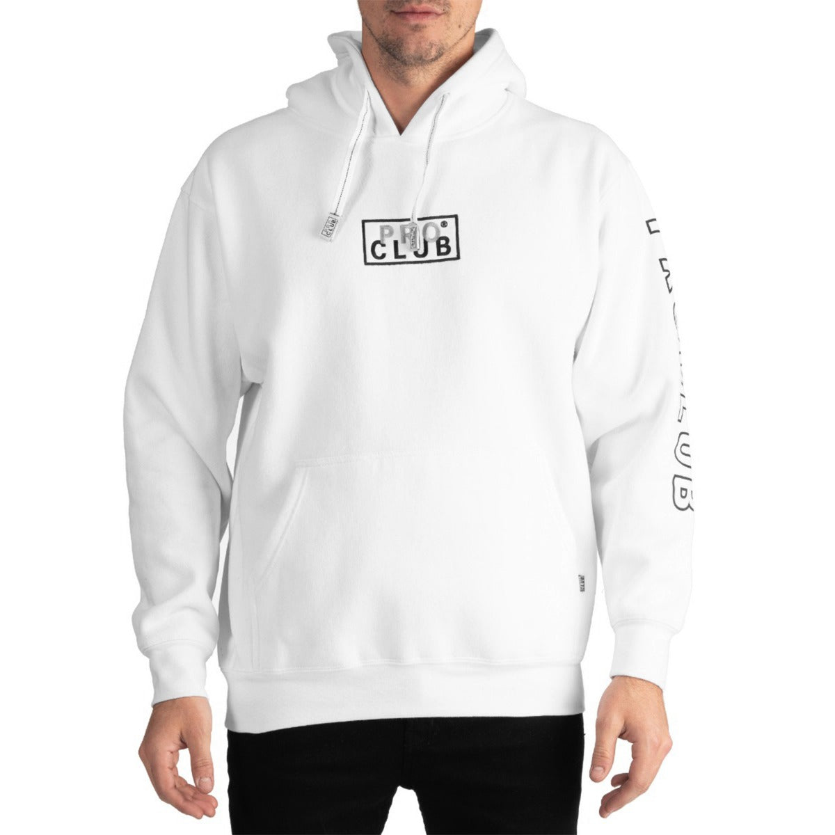 Pro Club Embroidered Logo Pullover Heavyweight Hoodie